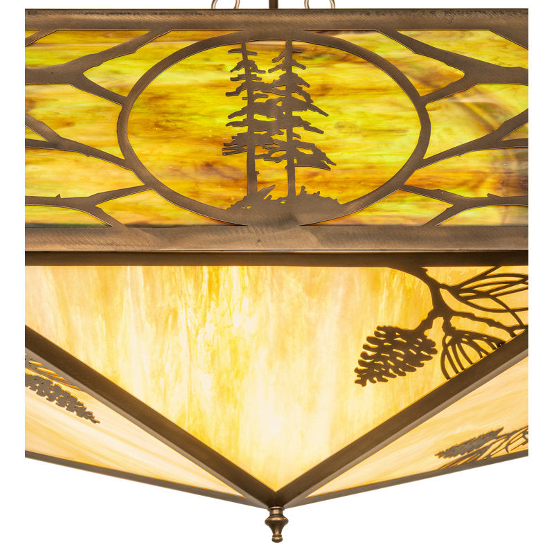 4 - Light Semi Flush Mount