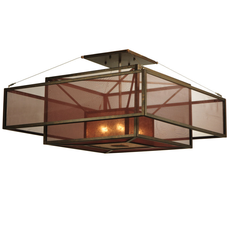 4 - Light Semi Flush Mount