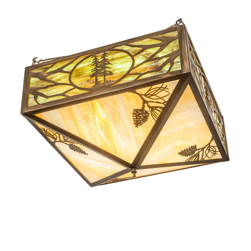4 - Light Semi Flush Mount