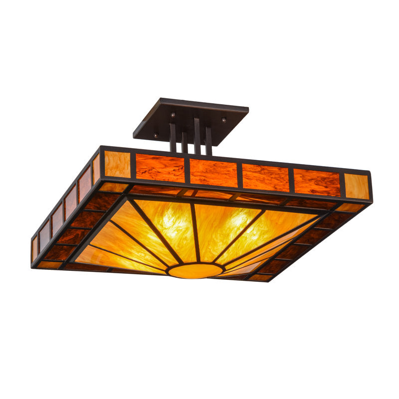 4 - Light Semi Flush Mount