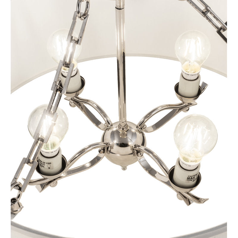 4 - Light Semi Flush Mount
