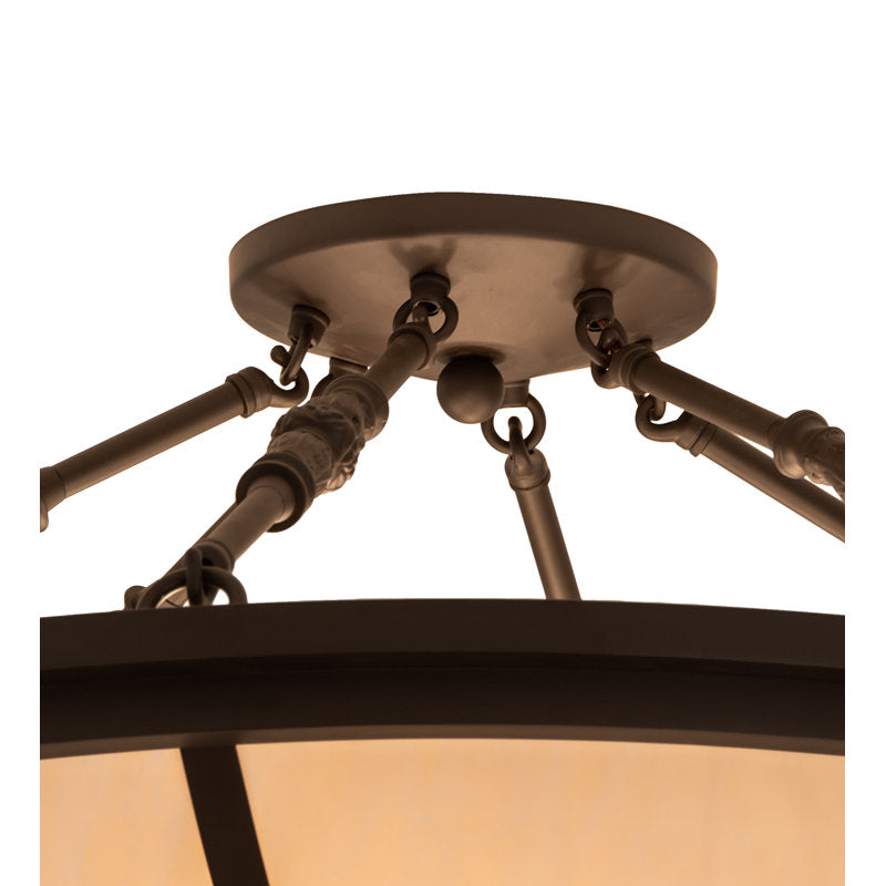 4 - Light Semi Flush Mount
