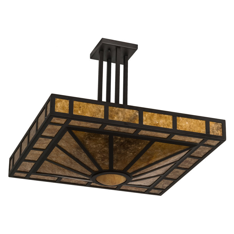 4 - Light Semi Flush Mount