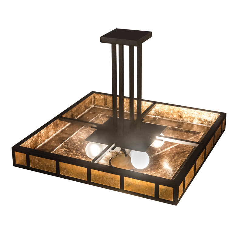 4 - Light Semi Flush Mount