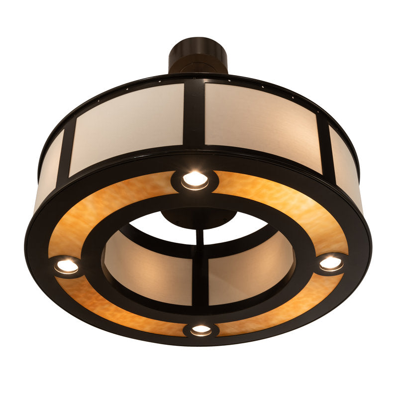 4 - Light Semi Flush Mount