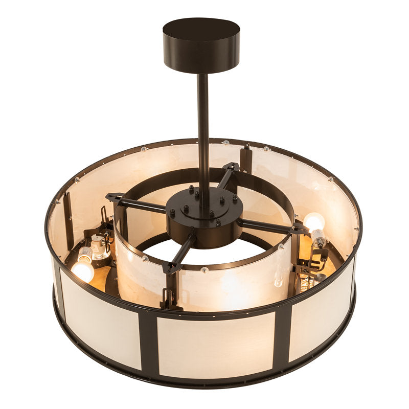 4 - Light Semi Flush Mount