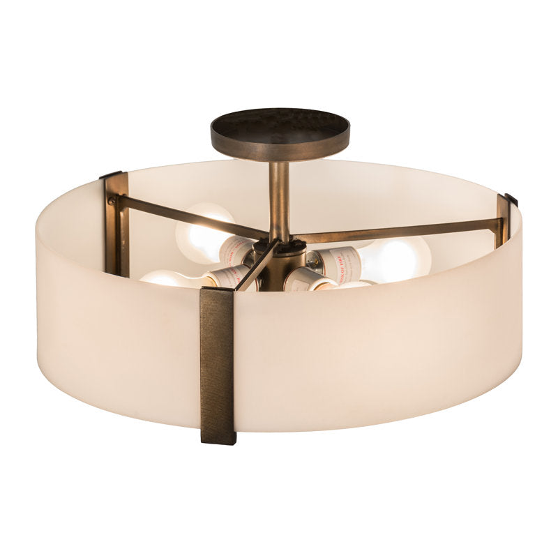 4 - Light Semi Flush Mount