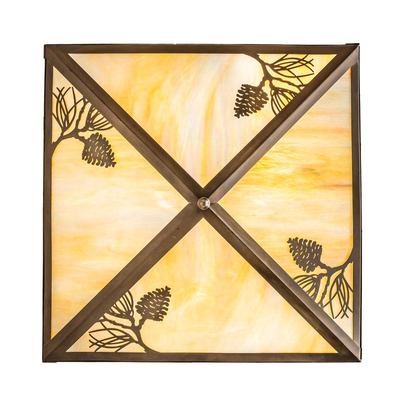 4 - Light Semi Flush Mount