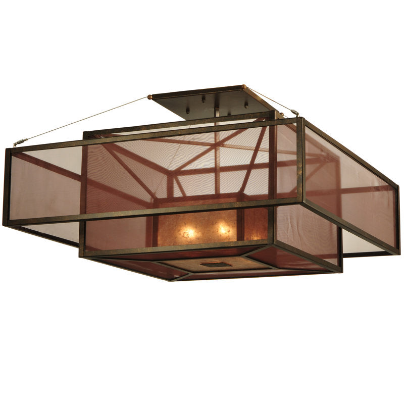 4 - Light Semi Flush Mount
