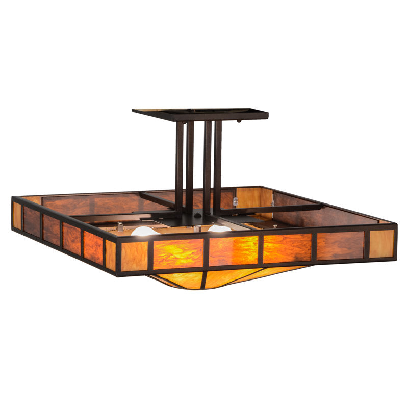 4 - Light Semi Flush Mount