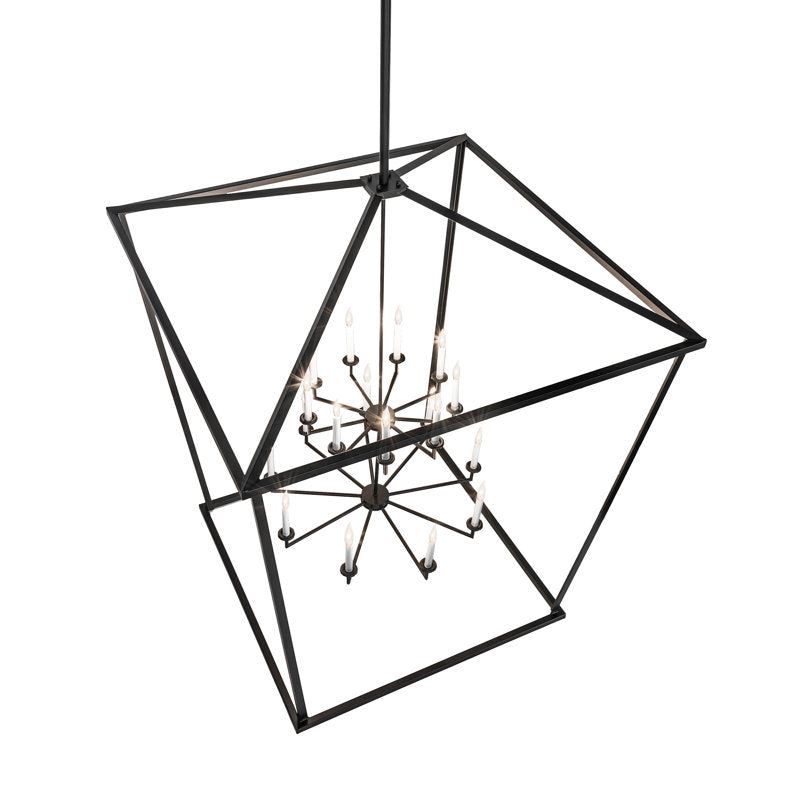 54" Square Kitzi Tapered Pendant