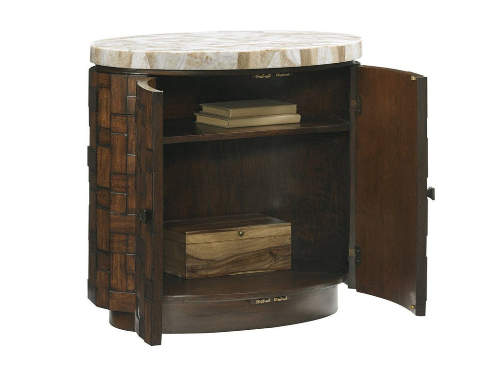 Tommy Bahama Home Island Fusion Banyan Oval Accent Table