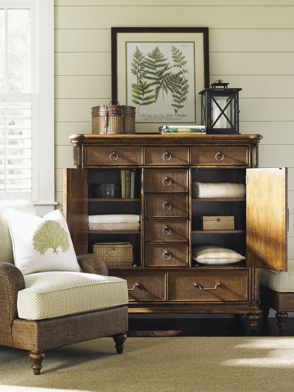 Tommy Bahama Home Bali Hai Balencia Gentlemans Chest