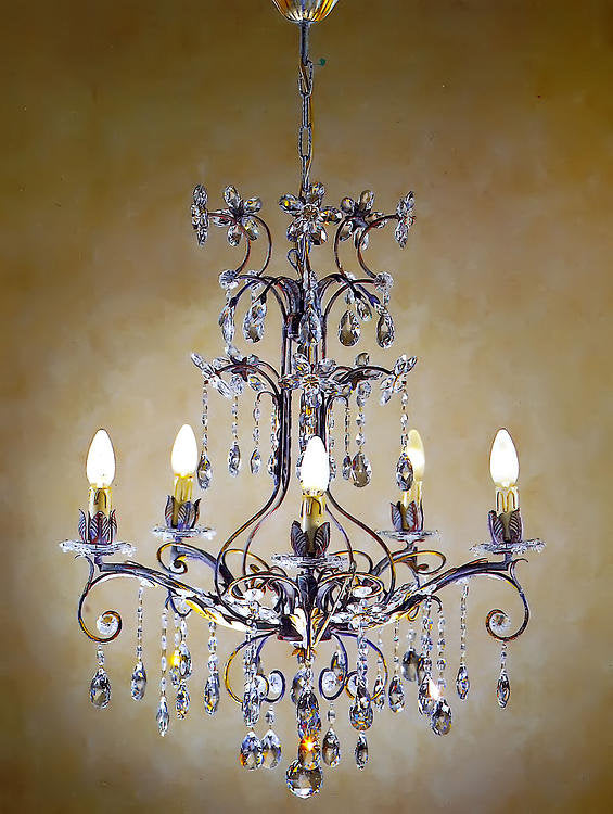 5 - Light Candle Style Empire Chandelier