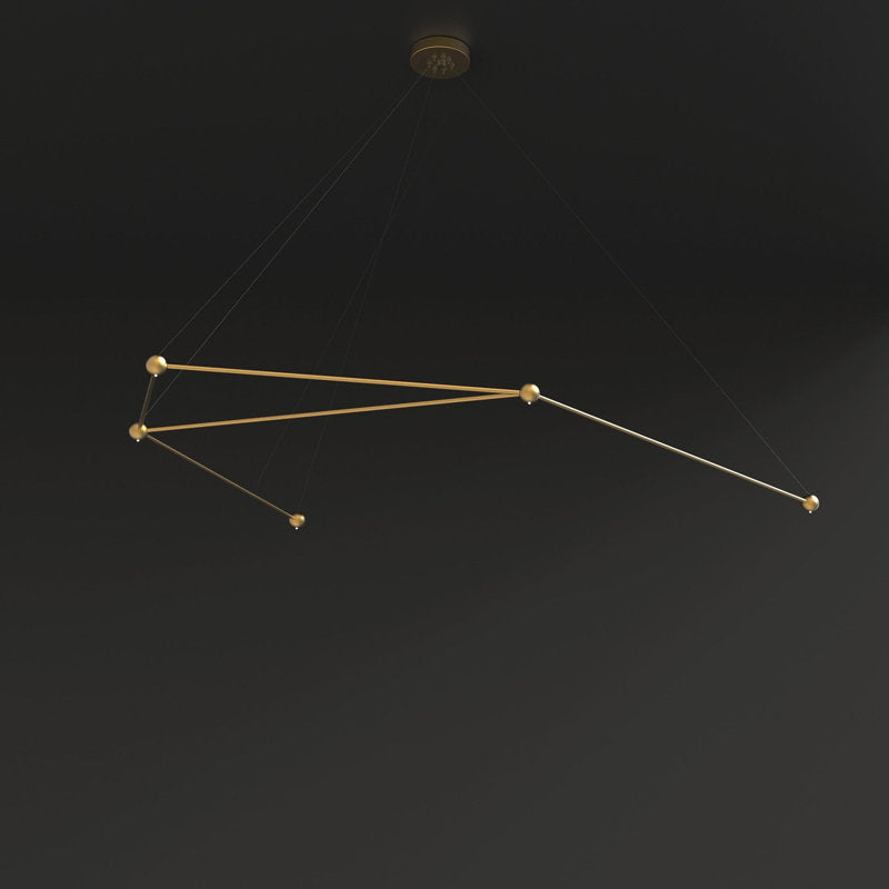 5 - Light Unique Geometric Chandelier