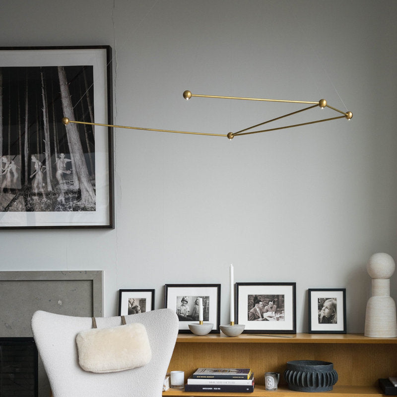 5 - Light Unique Geometric Chandelier