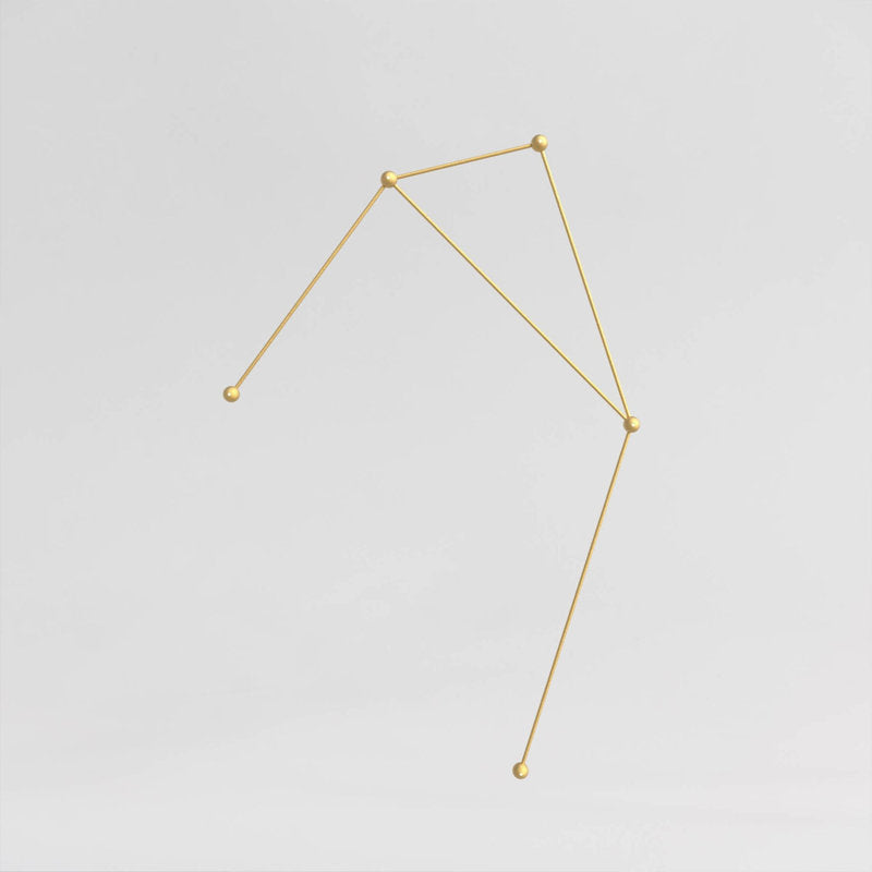 5 - Light Unique Geometric Chandelier
