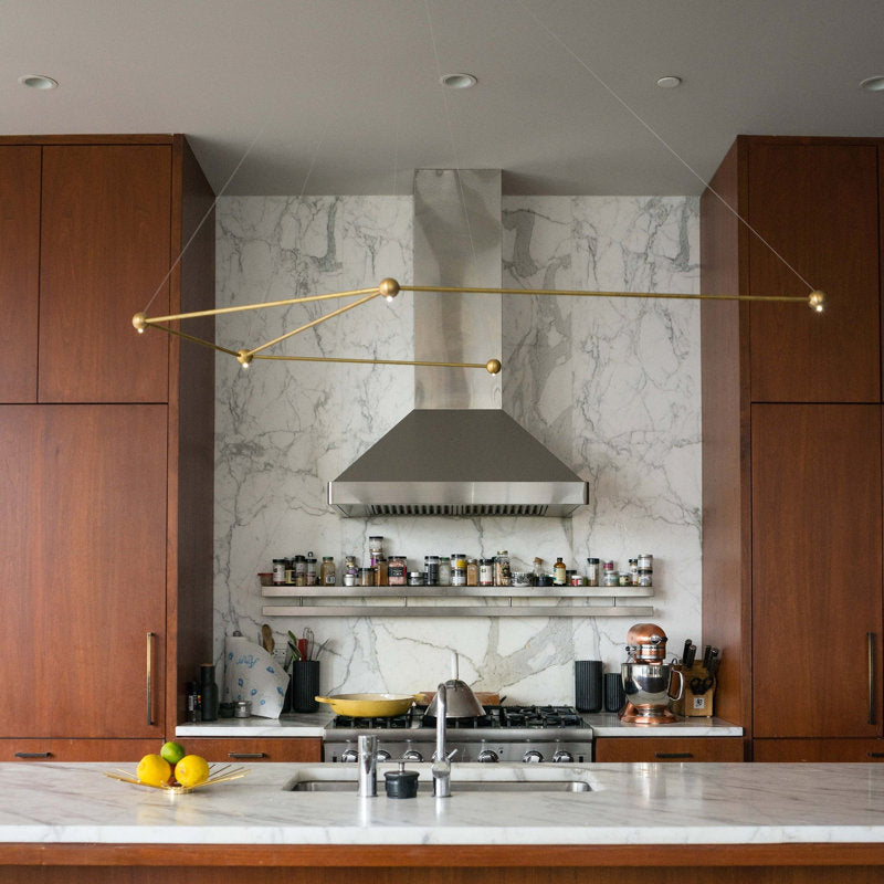 5 - Light Unique Geometric Chandelier