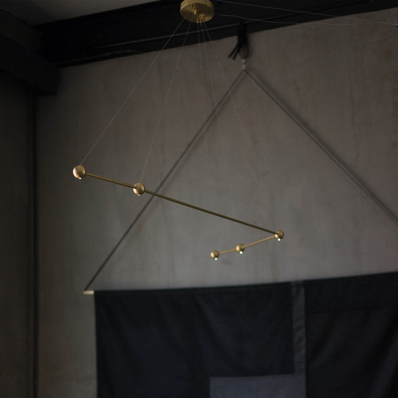 5 - Light Unique Geometric Chandelier