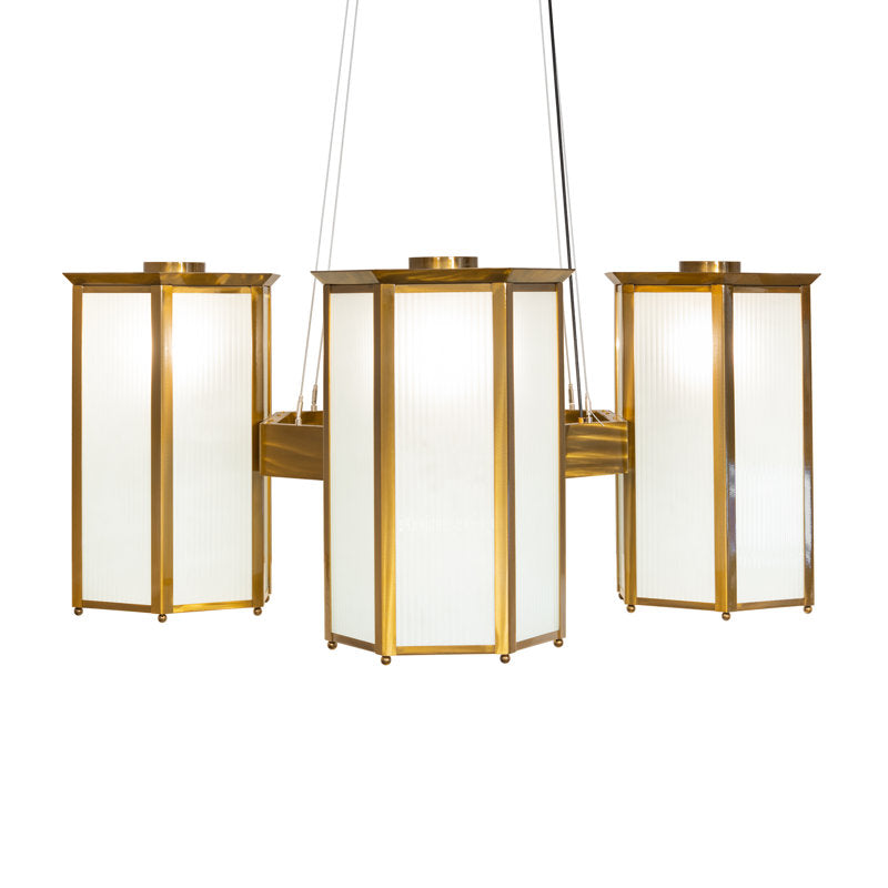 60" Wide Affeton 4 Light Pendant