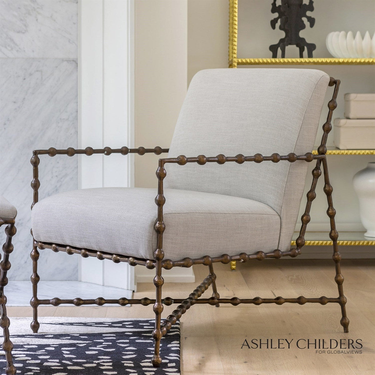 Global Views Elder Lounge Chair by Ashley Childers