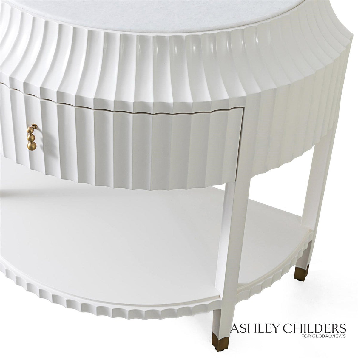 Global Views Fountain Bedside Chest by Ashley Childers