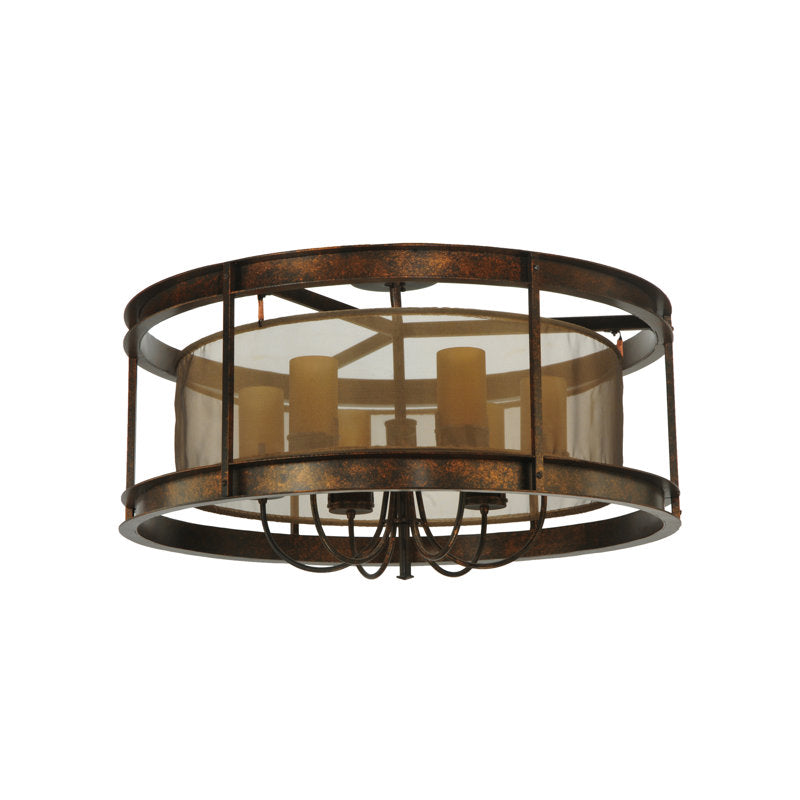 6 - Light Semi Flush Mount