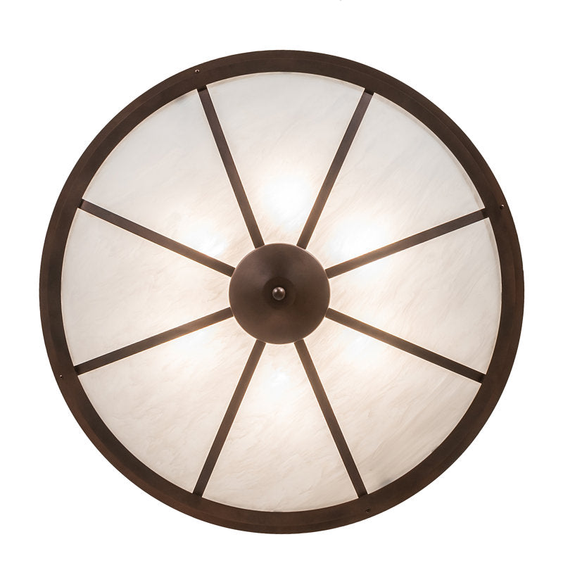6 - Light Semi Flush Mount