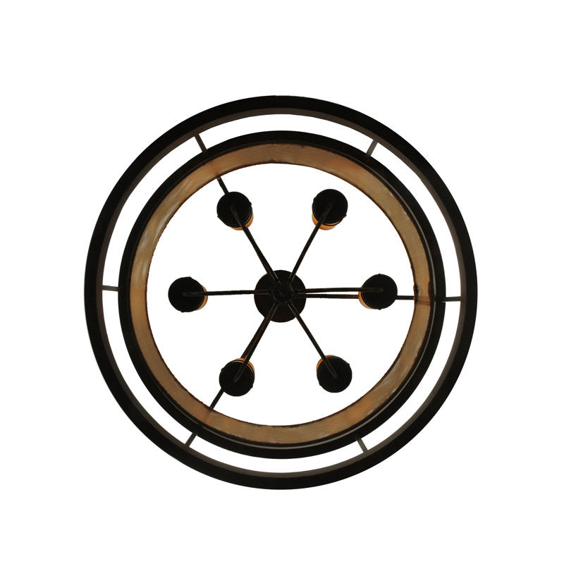 6 - Light Semi Flush Mount