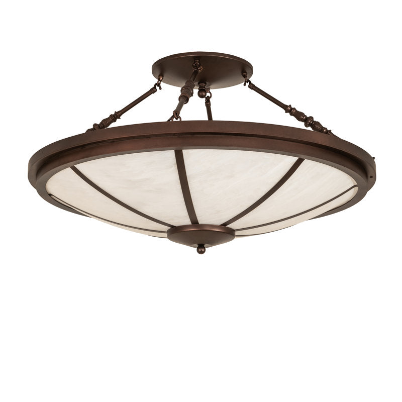6 - Light Semi Flush Mount
