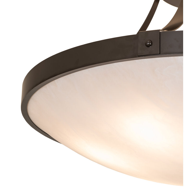 6 - Light Semi Flush Mount