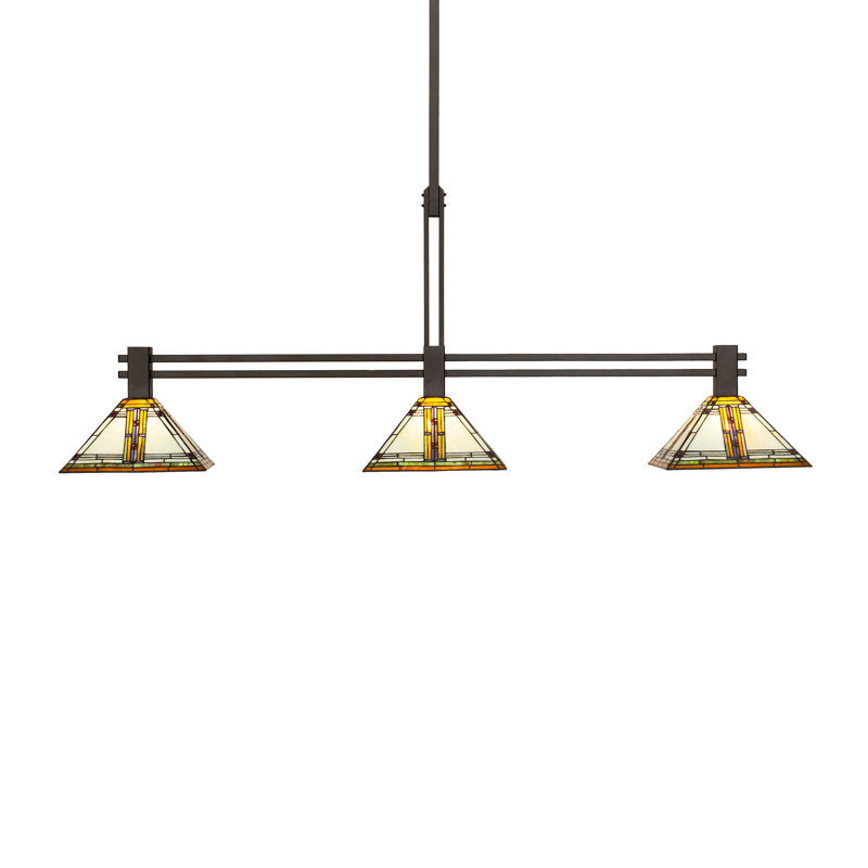 72" Long Nevada 3 Light Island Pendant