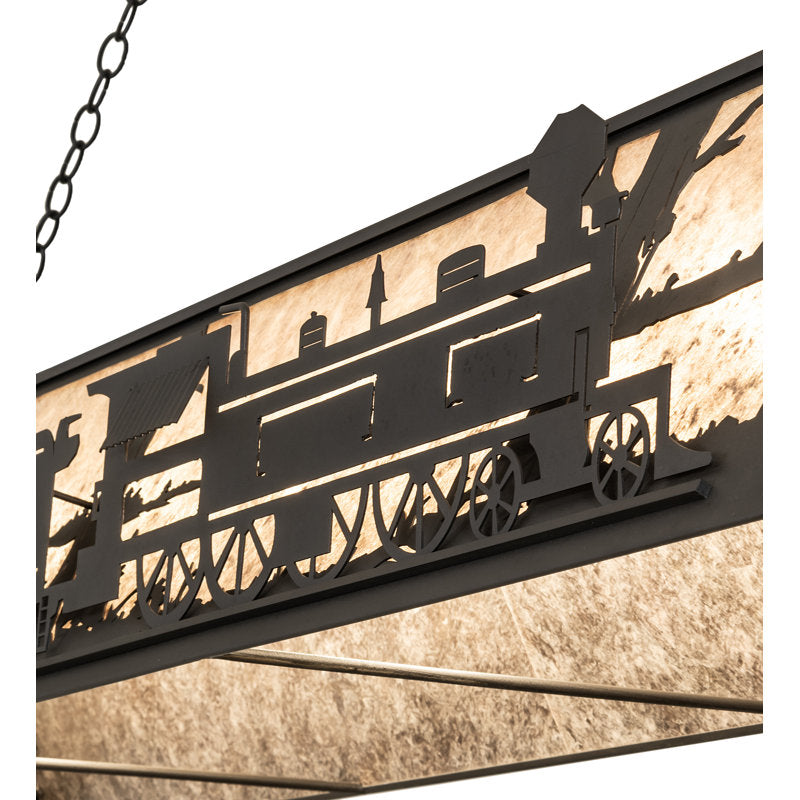 72" Long Train Oblong Pendant