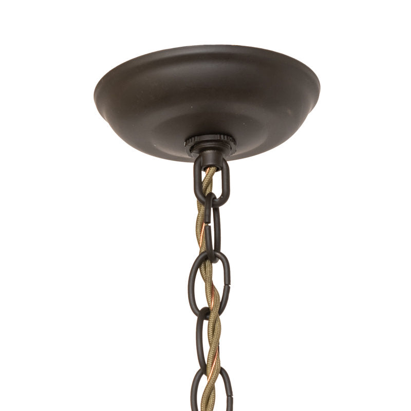 8.5" Wide Cilindro Weave-Tex Mini Pendant