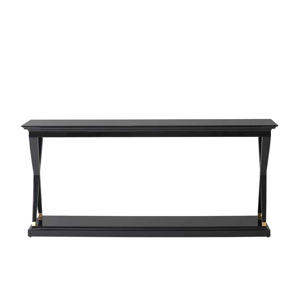 Global Views X-Console-Black Lacquer