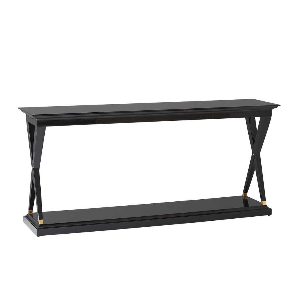 Global Views X-Console-Black Lacquer