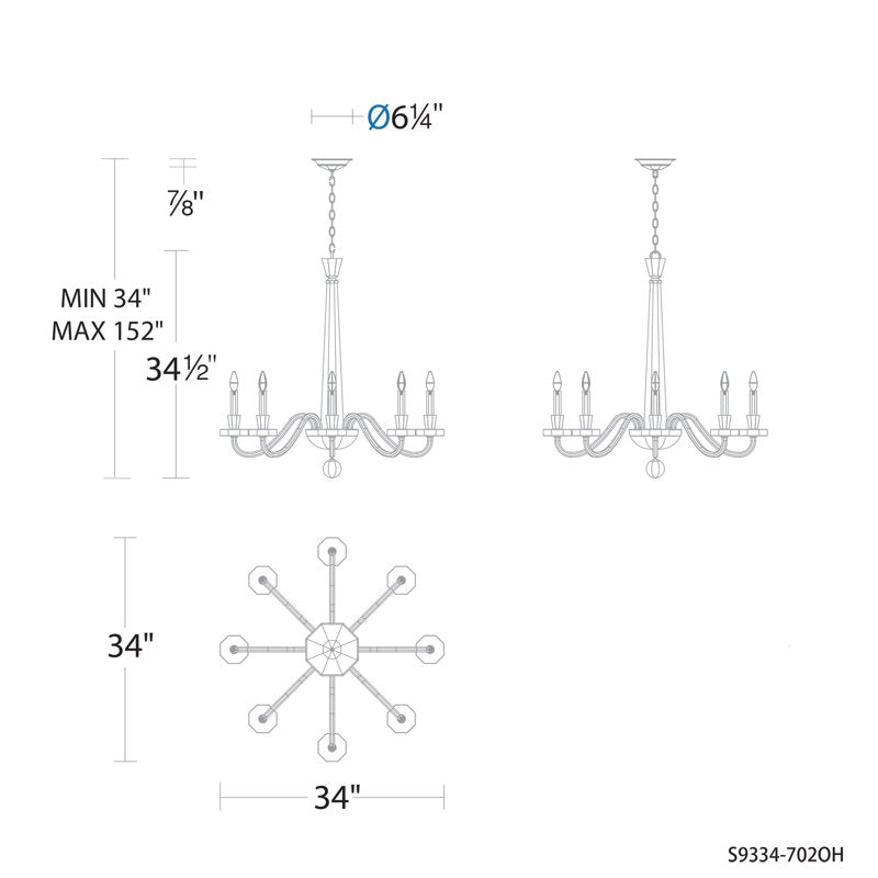 8 - Light Chandelier