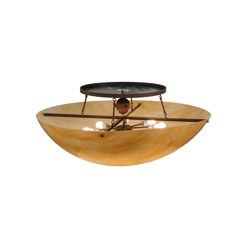 8 - Light Semi Flush Mount