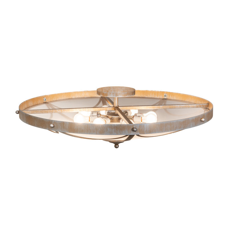 8 - Light Semi Flush Mount
