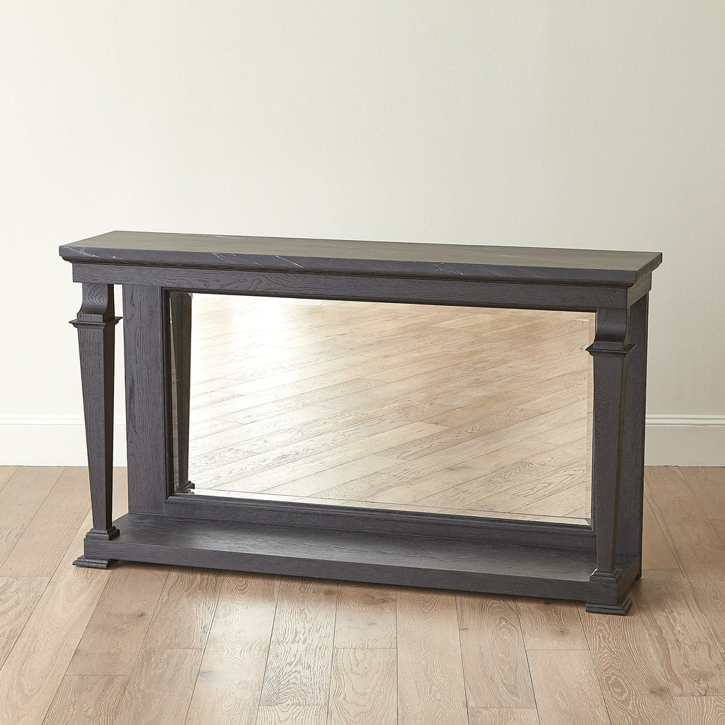 Global Views Josephine Console-Blackened Oak