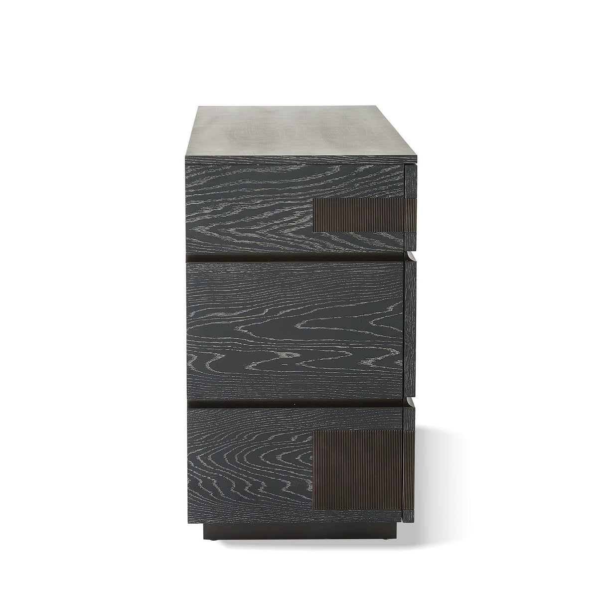Global Views Black Cerused Oak Brazil Dresser