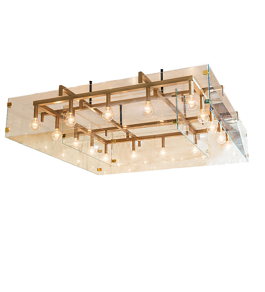 90" Square Hatley 16 Light Chandelier