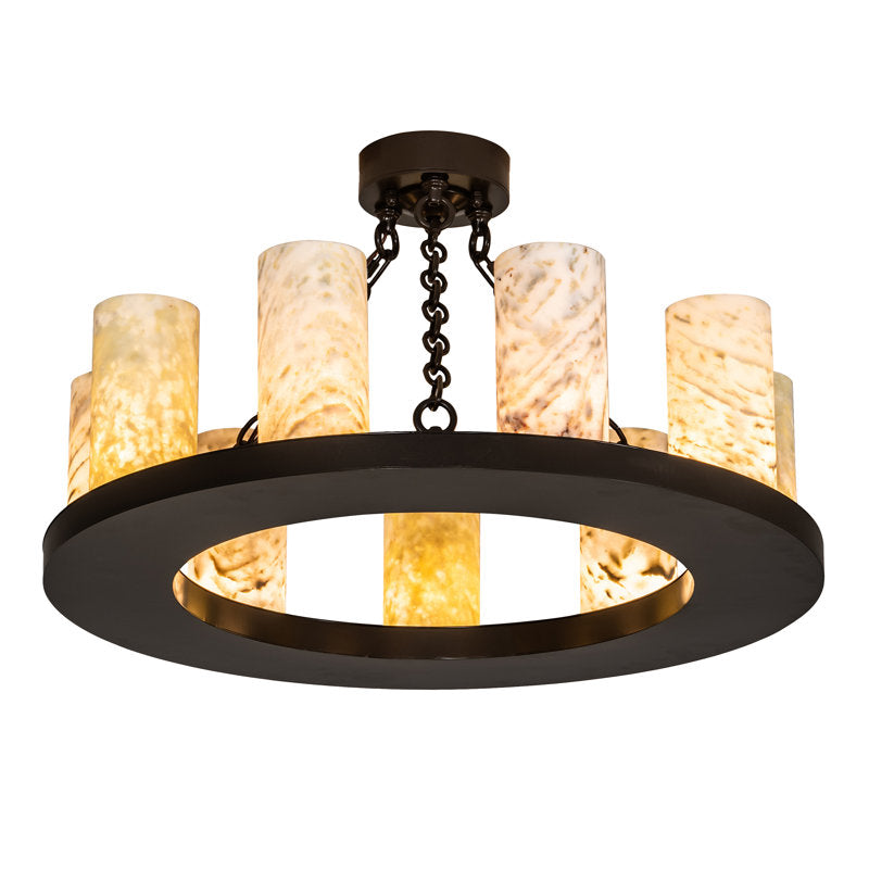 9 - Light Semi Flush Mount
