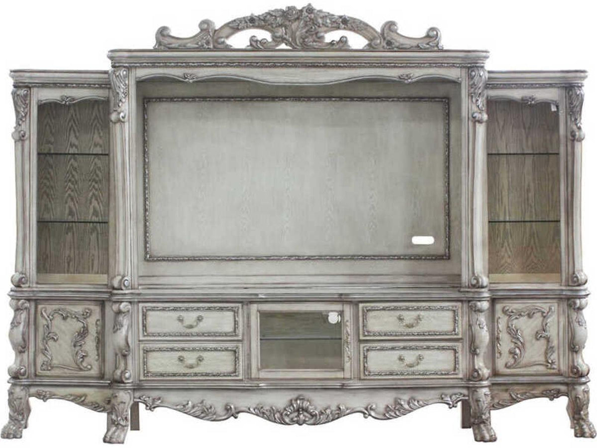 Dresden 121" Poplar Wood Media Console