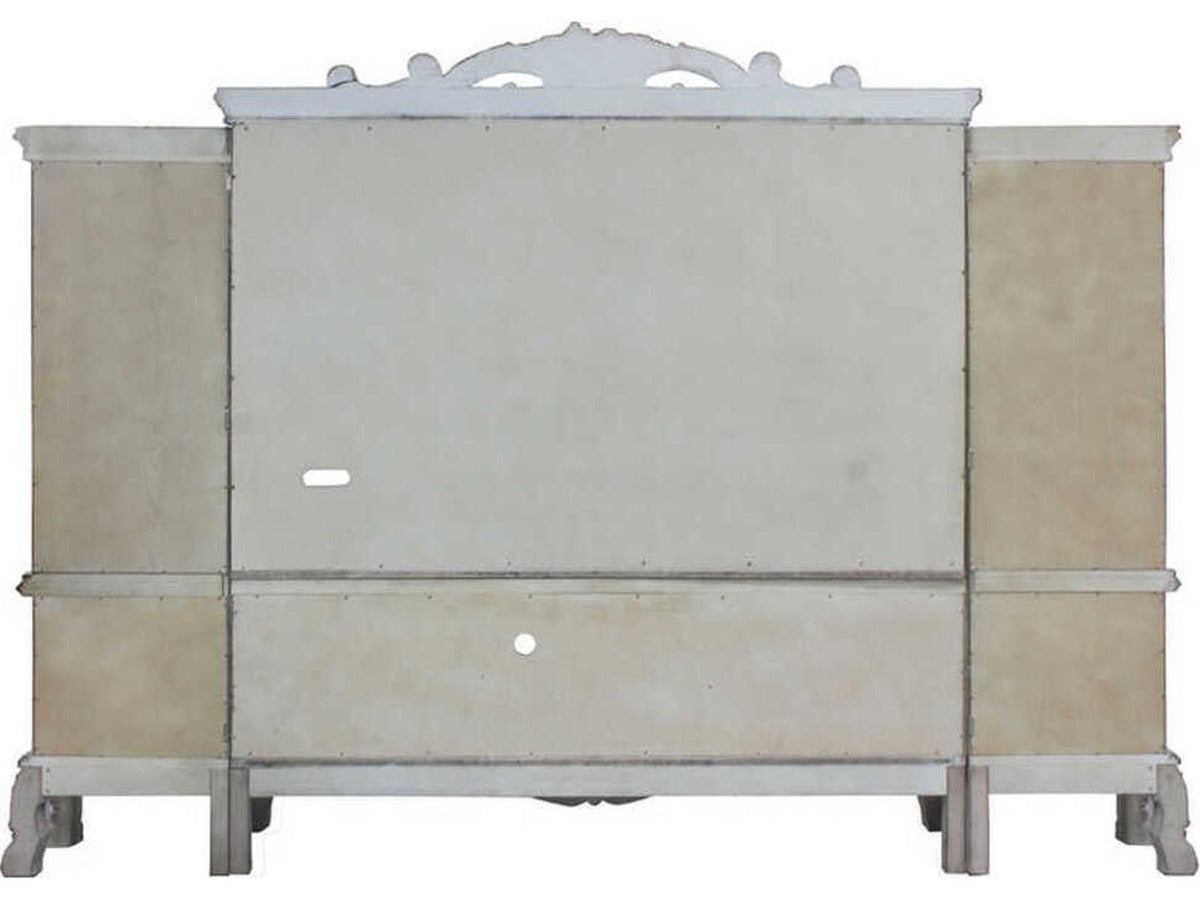 Dresden 121" Poplar Wood Media Console