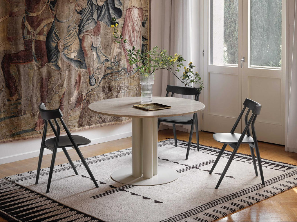 Goya Round Marble Dining Table