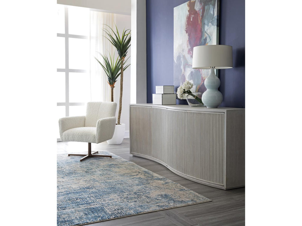 Home Mavericks 88-Inch TV Stand Media Console in Misty Gray