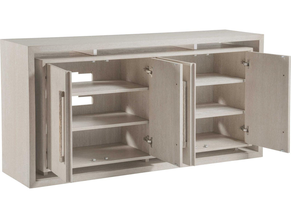 Home Mar Monte 68-Inch Media Console Buffet in Champagne Taupe Oak