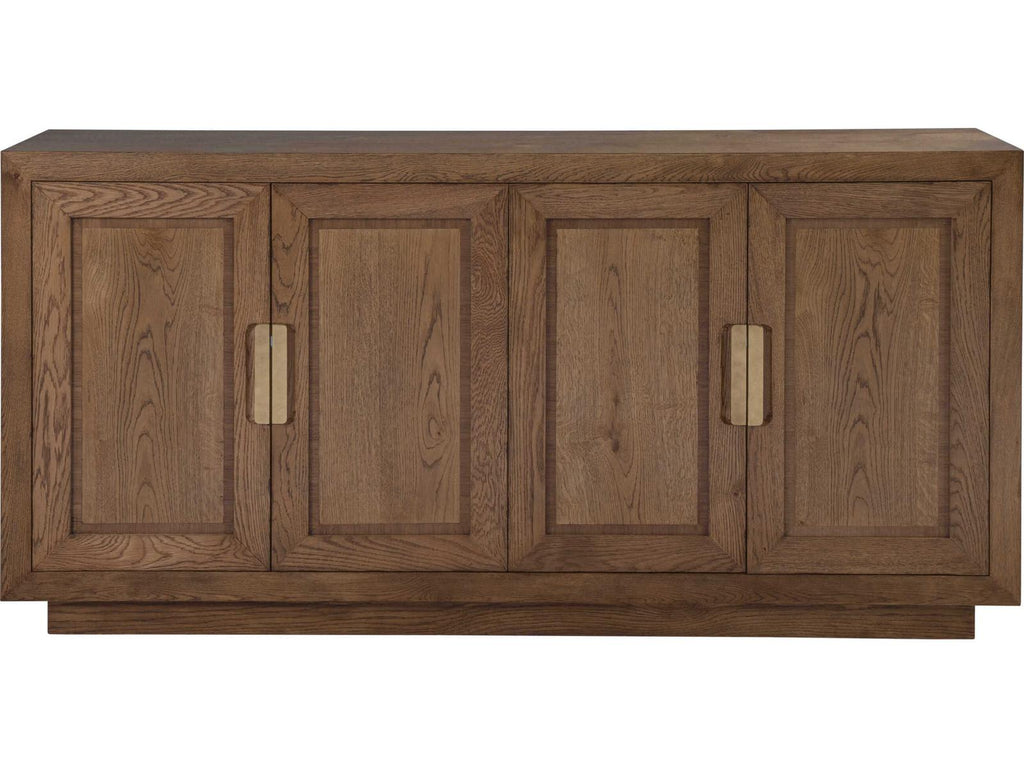 Home Barnaby Media Console in Cerused White Oak