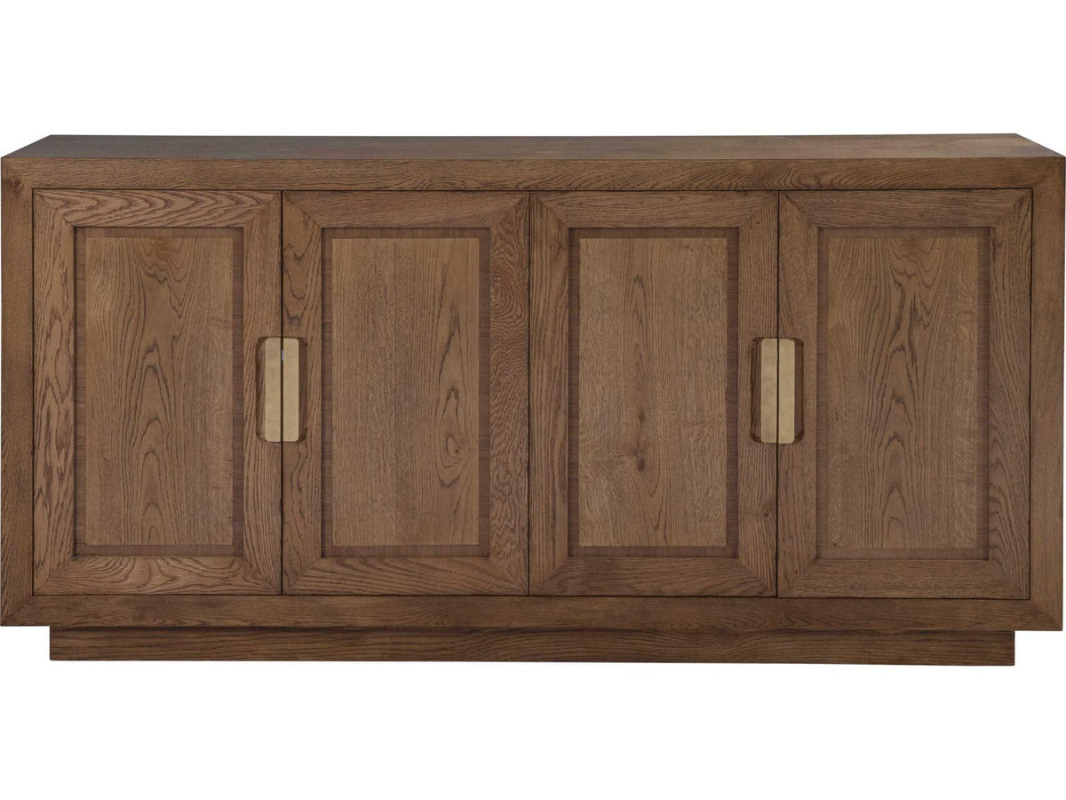 Home Barnaby Media Console in Cerused White Oak